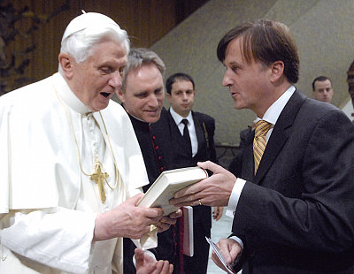 Benedikt XVI. und Martin Rothweiler